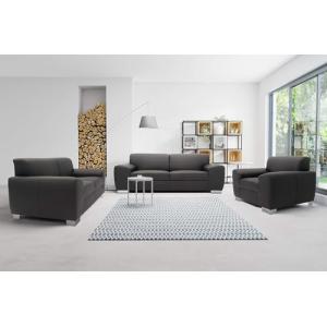 DOMO. collection Ricardo - Sofá de Piel de 2 plazas, Ancho…