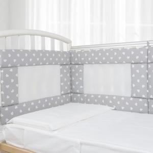 Babysanity - Paragolpes de cuna de alta transpiración con s…