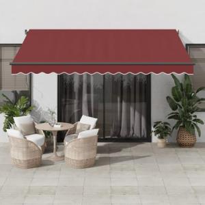 IKAYAA Toldo Motorizado 400 x 300 cm, Toldo Eléctrico y Man…