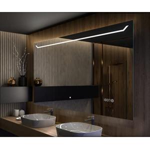 A ARTFORMA Espejo de Baño con Iluminación LED - 90x90 - Luz…
