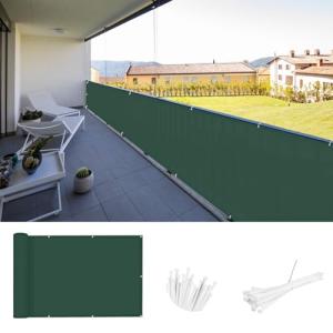 SUNNY GUARD Balcon Privacidad 90x400cm Pantalla para Balcón…