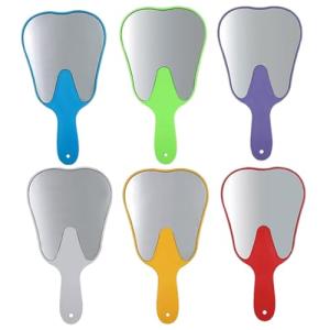 Houolsator Espejos de Mano con Mango, 6 Piezas de Espejo po…