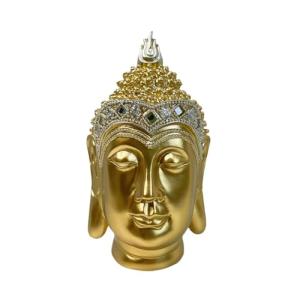 Figura de cabeza de Buda, colección Serenities, estatua de…