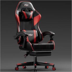 HLFURNIEU Silla Gaming Ergonómica, Silla Gamer con Reposapi…