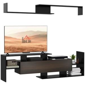HOMCOM Muebles de Salón Conjunto Muebles de TV para Televis…