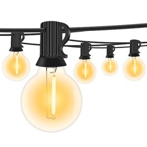 WEDNA Guirnalda Luces Exterior, 18M G40 LED Cadena de Luz c…