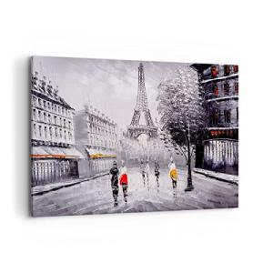 ARTTOR Cuadros sobre lienzo Ciudad París Torre Eiffel Arte…