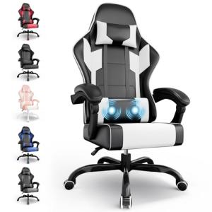 Airfish Silla de Oficina Ergonomica, Silla Gaming con Masaj…