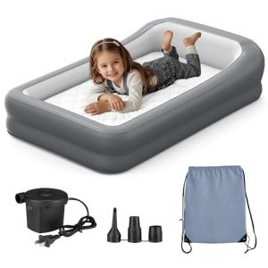 GloTika Cama inflable de viaje para niños, colchón de aire…