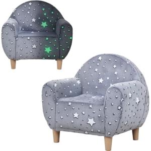 AIYAPLAY Sillón Infantil con Diseño de Estrellas Que Brilla…