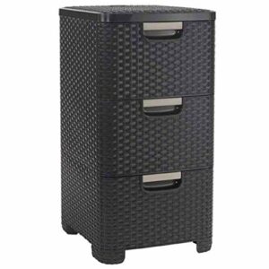 Curver - Cajonera Style con 3 cajones de 14 L, 37, 8 x 32,…