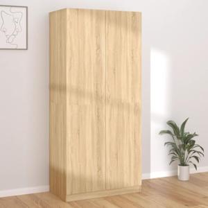 IKAYAA Armario Dormitorio con 2 Puertas, Armario de Madera…