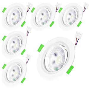 Downlight LED Techo Empotrable 230V 5W 600LM Focos LED Inte…