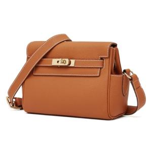 MOSAMHUA Mensajero Vintage Bolso de Cuero de Vaca de la Cab…