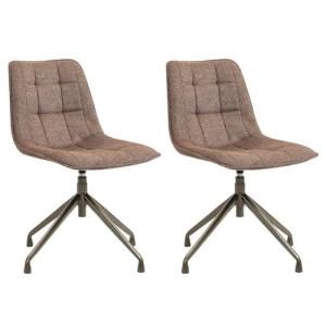 IDIMEX Juego de 2 sillas de comedor con función giratoria,…