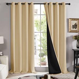 Deconovo Cortinas Dormitorio Salón Opacas Totalmente Térmic…