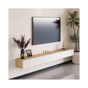 Moderno soporte flotante para TV con cajones, centro de ent…