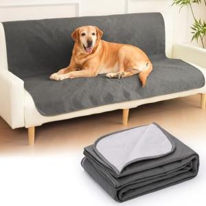 HezzLuv Funda de Sofá Impermeable para Cama de Perro Manta…