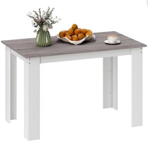 HOMCOM Mesa de Comedor para 4-6 Personas Mesa de Cocina Rec…