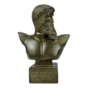 Zeus - Estatua de busto de Júpiter – Rey griego romano de D…