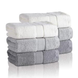 JeeLeeko Toallas Lavabo - Set de 6 Piezas (34x70cm, 420g/m²…