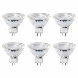 Luxvista 5W Bombillas GU5,3 LED MR16 AC 220-240V Blanco cál…