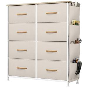 YITAHOME Cajonera de Tela con Bolsillos Laterales, Ganchos,…