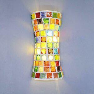 Artpad Modern Bohemia Style - Lámpara de pared con vitral,…