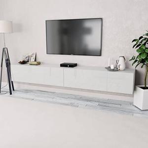 IKAYAA Mueble TV Suspendido 240 x 40 x 34 cm Mesa TV Flotan…