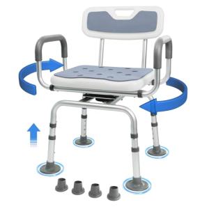 Eosprim Silla Bañera Personas Mayores, Silla Bañera Girator…