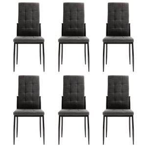 Homely - Pack de 6 sillas de Comedor ELEOS | Diseño Moderno…