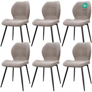JIJIAN Pack de 6 Sillas de Comedor, Sillas de Cocina, Silla…