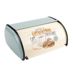 BORDSTRACT Caja de pan de metal, tapa enrollable, contenedo…