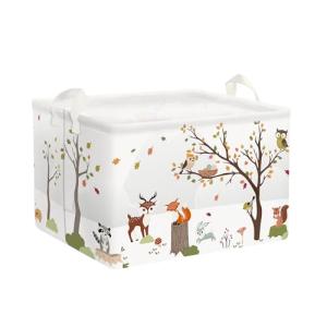 Clastyle Cajas de Almacenaje Blanco Animales selváticos Cie…