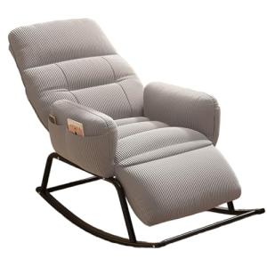 Sillones para el Salón Relax Sofá de Pana Mecedora Ángulo A…