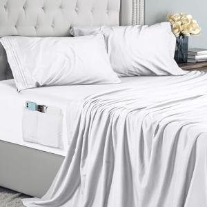 Utopia Bedding Juego de Sabanas 4 Piezas 180x200 - Microfib…