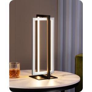 EDISHINE LED Lámpara de Mesa Moderna, Lámpara de Noche de 3…