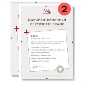 walther design marco de fotos vidrio transparente 21 x 29,7…