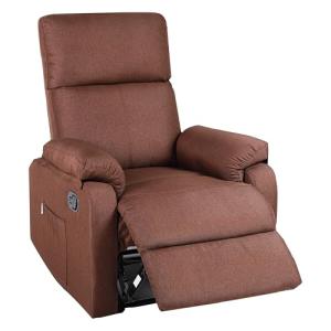 ECODE® Sillón Reclinable Manual de Tela con Reposabrazos La…