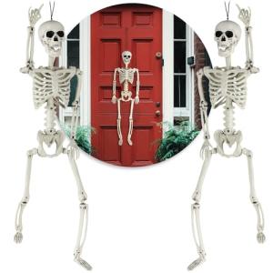 com-four® 2X Esqueleto Decorativo para Halloween - Esquelet…