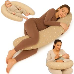 Totsy Baby Cojin Lactancia y Embarazo 190cm – Almohada para…