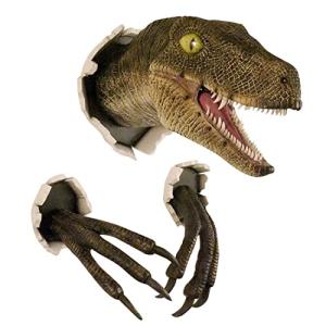 FSDADSA Escultura de cabeza de dinosaurio montada en la par…