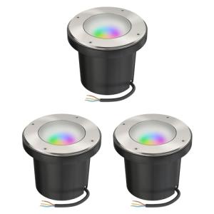 ledscom.de 3 pzas. lámpara empotrada en el suelo BOFU para…