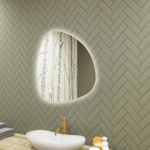 A ARTFORMA – Espejo de baño con iluminación – Espejo de bañ…