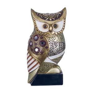 BY SIGRIS Figura Búho Marrón de Resina 21X9X11cm Figura de…