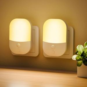 [2 Piezas] Luz Nocturna con Sensor Crepuscular, 5 Niveles d…