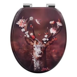 WOLTU Tapa WC Inodoro, Asiento Inodoro de Cierre Suave, Tap…
