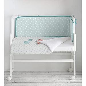 Minicuna Colecho de Madera con Textil 100% algodón - Foxy D…