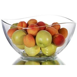PLATINUX Frutero de cristal de 1,7 L, para postre, ensalade…