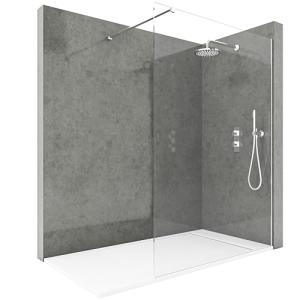 Mampara Ducha Fija - Mamparas de Ducha Fija con Cristal Tem…